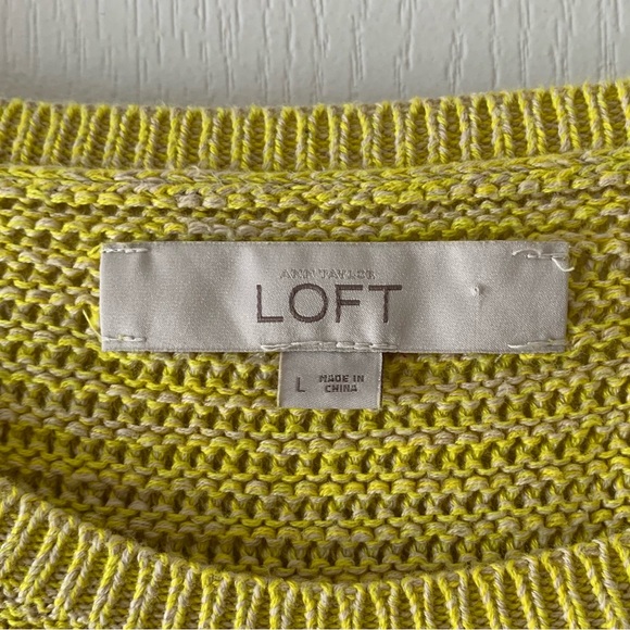 Ann Taylor Loft open knit leggings sweater - Picture 3 of 6